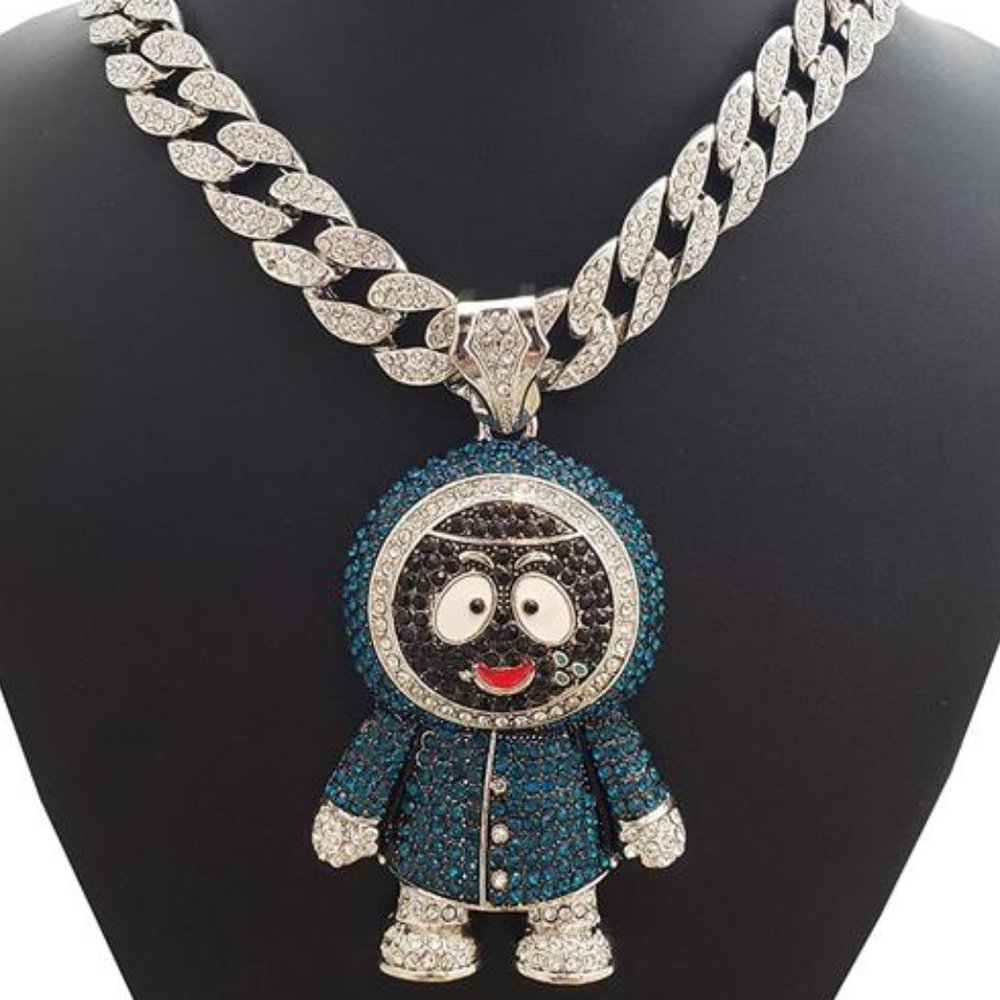 NEW Fully Iced Out Chain Necklace